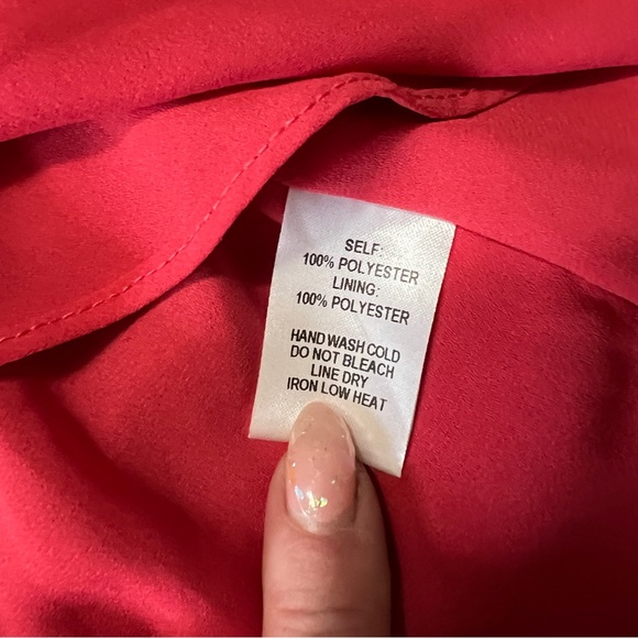 NET Lulus Pink Spaghetti Strap Wrap Dress S - Picture 8 of 8